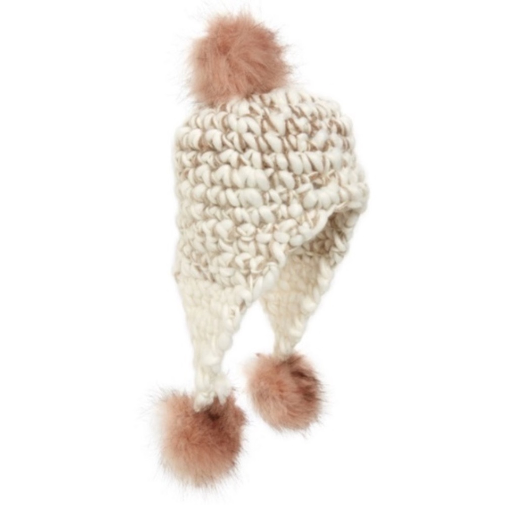Free People Snow Castle Trapper Pom Hat - Picture 2 of 7
